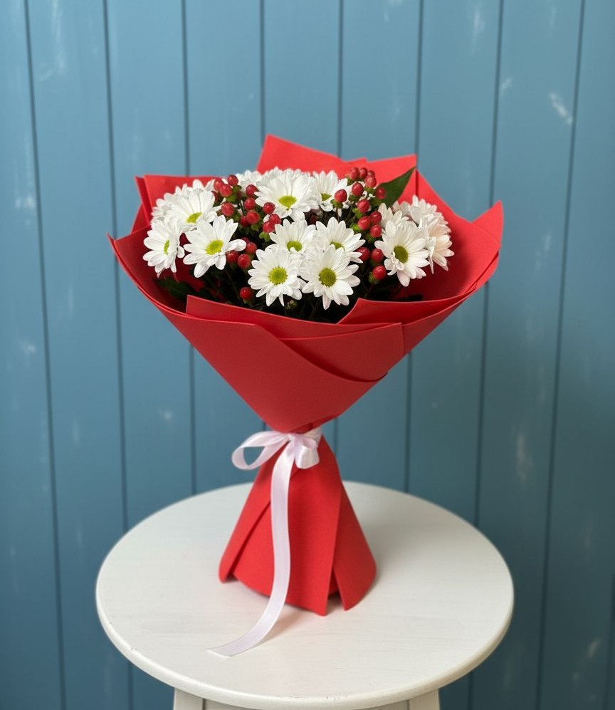 Букет цветов из: Хризантемы в Одесском