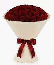 Букет 101 Бордовая роза Блэк Бакарра в Одесском