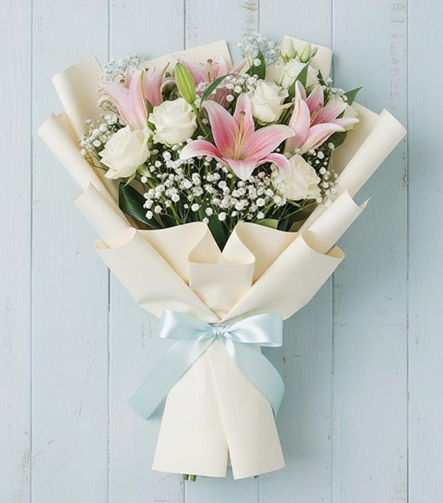 Букет цветов из: Лилии в Одесском