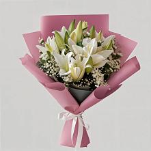 Букет цветов из:  Лилии в Одесском