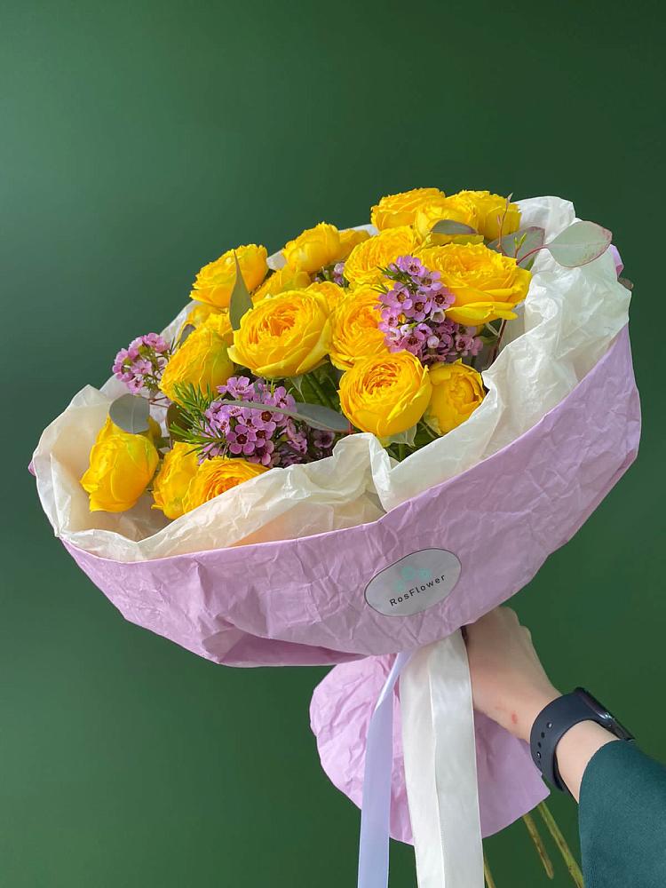 Кустовые желтые розы в Одесском Букет Кустовые желтые розы в Одесском
