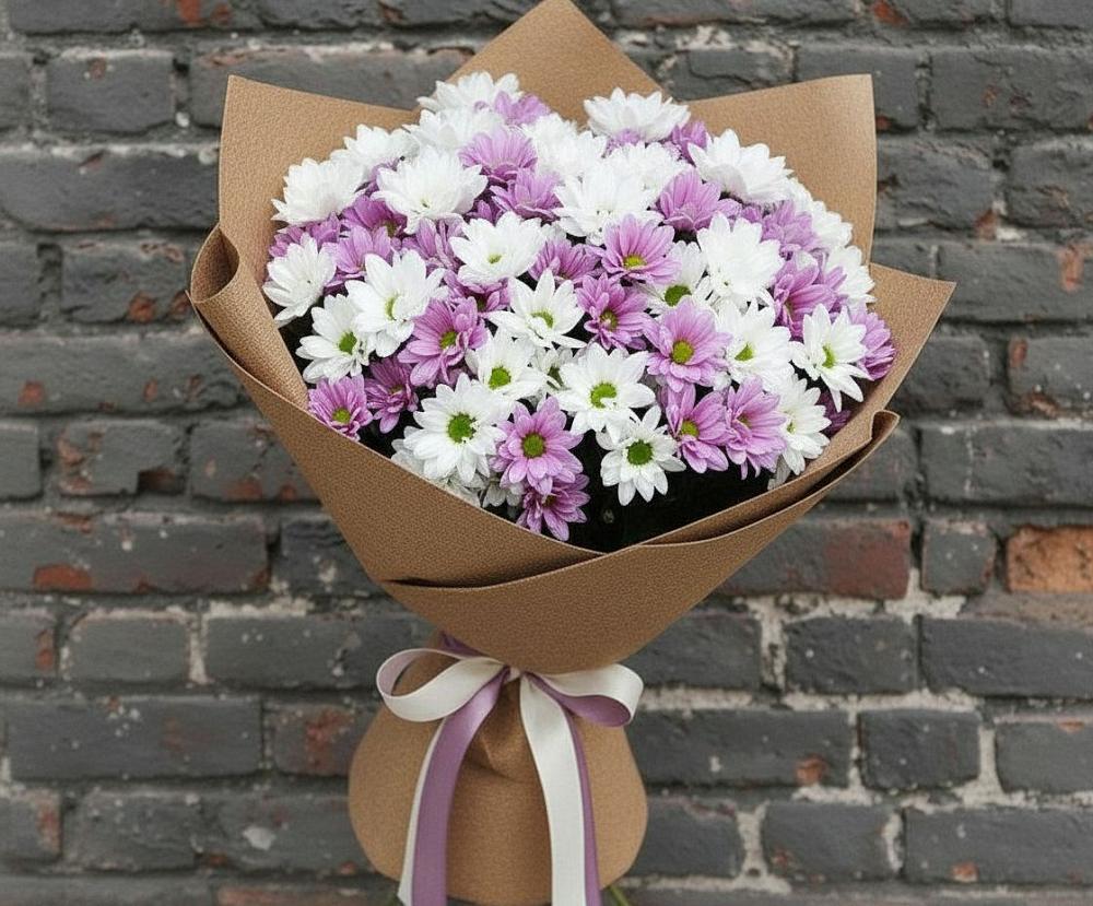 Букет цветов из: Хризантемы в Одесском
