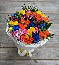 Букет цветов из:  Розы и Хризантемы в Одесском