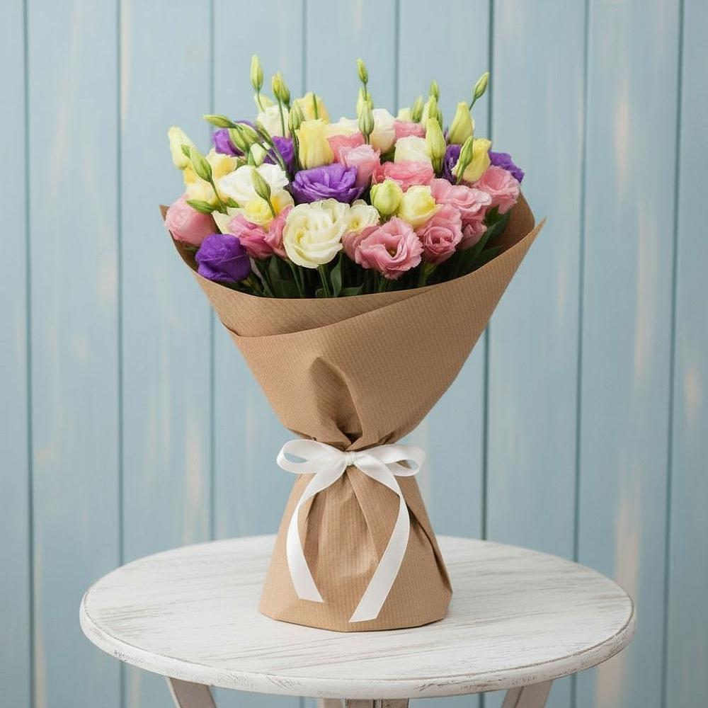 Букет цветов из: Лизиантусы в Одесском