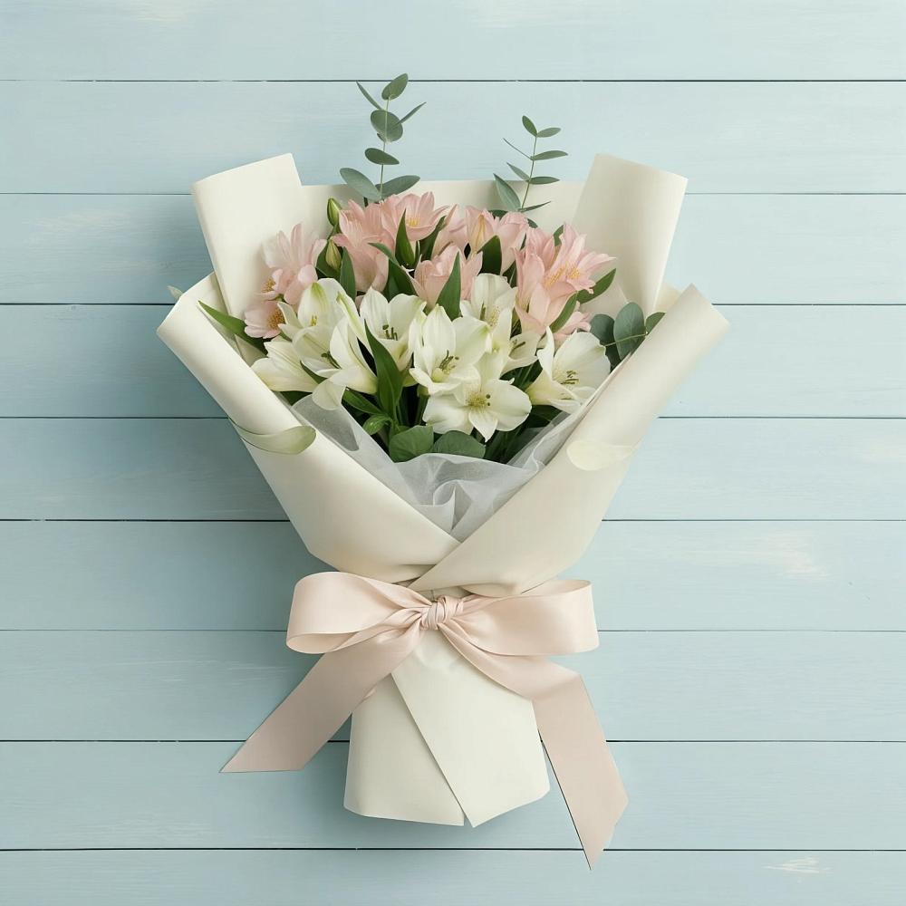 Букет цветов из: Альстромерии в Одесском