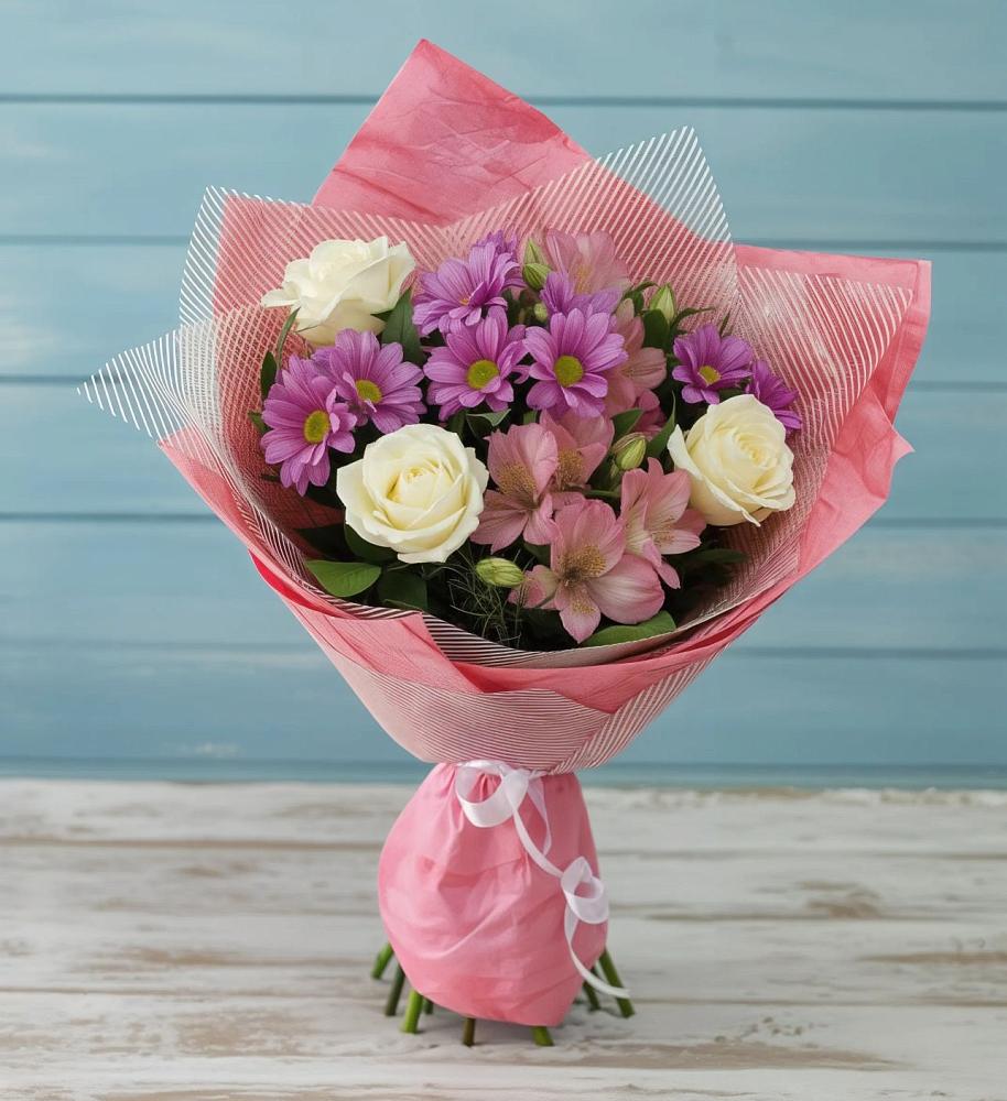 Букет цветов из: Герберы в Одесском