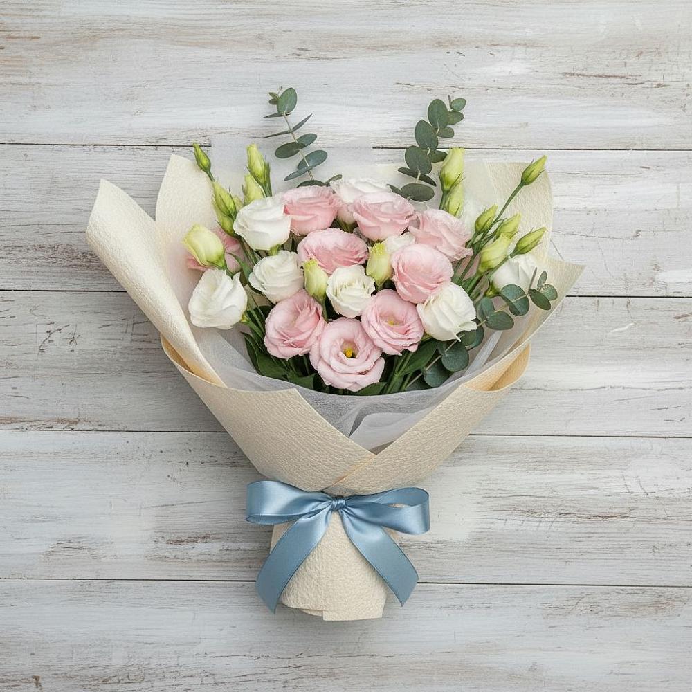 Букет цветов из: Лизиантусы в Одесском